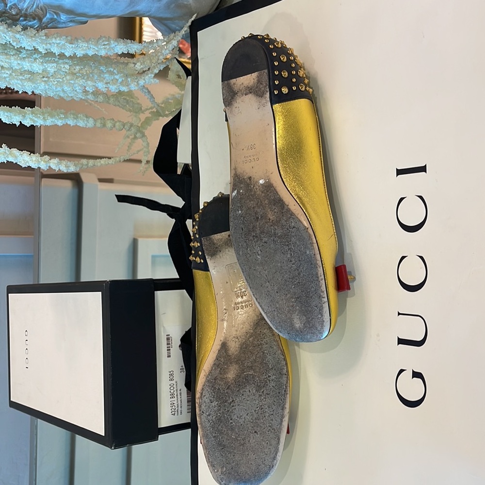 Gucci flats studded size 8/12 - Picture 6 of 8
